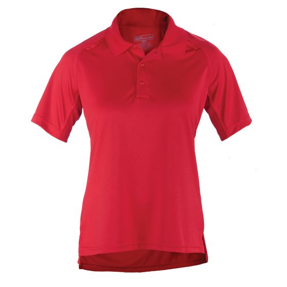 5.11 Tactical Women’s Performance Short Sleeve Polo - red-diamond-uniform-police-supply