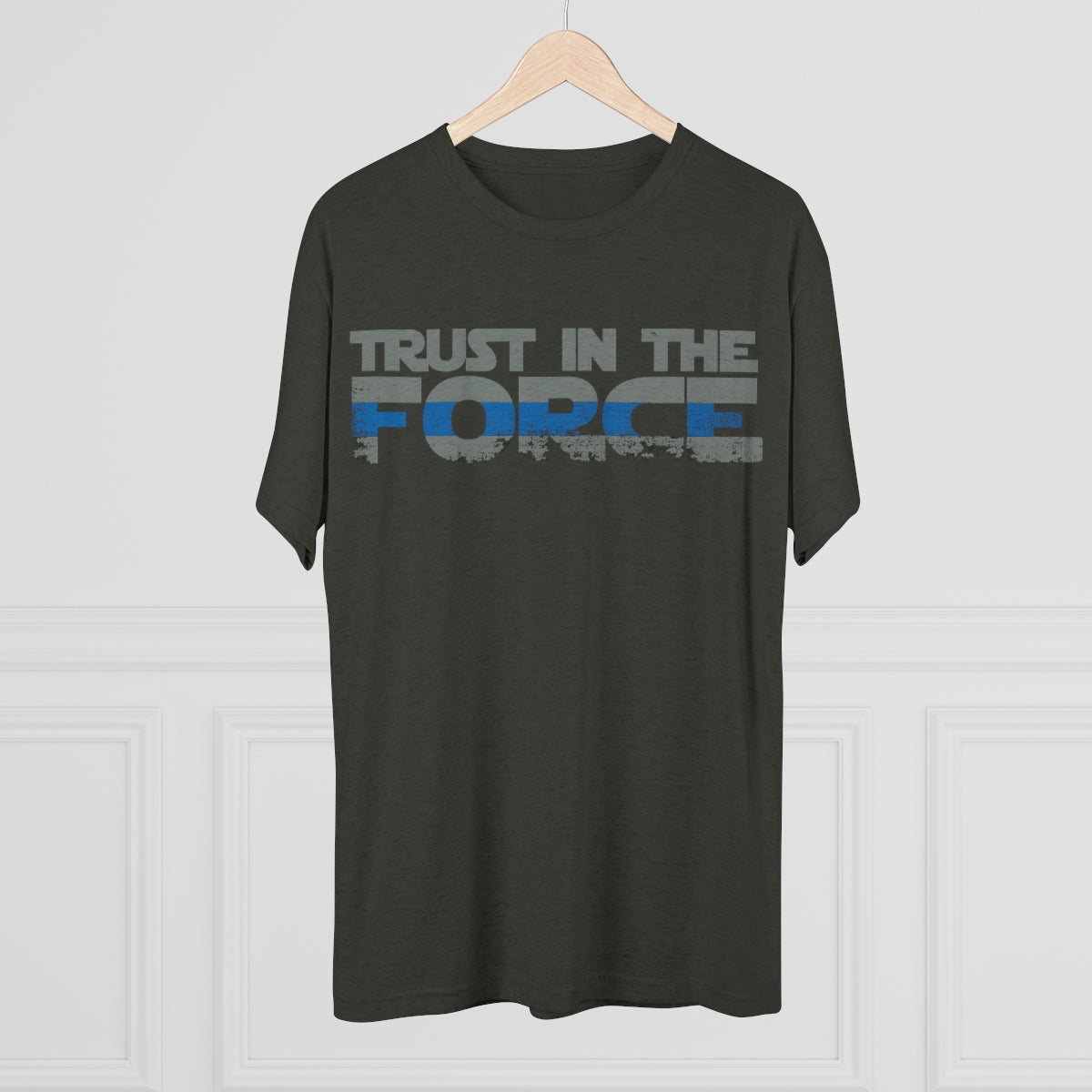 Unisex Tri-Blend Crew Tee - Trust the Force