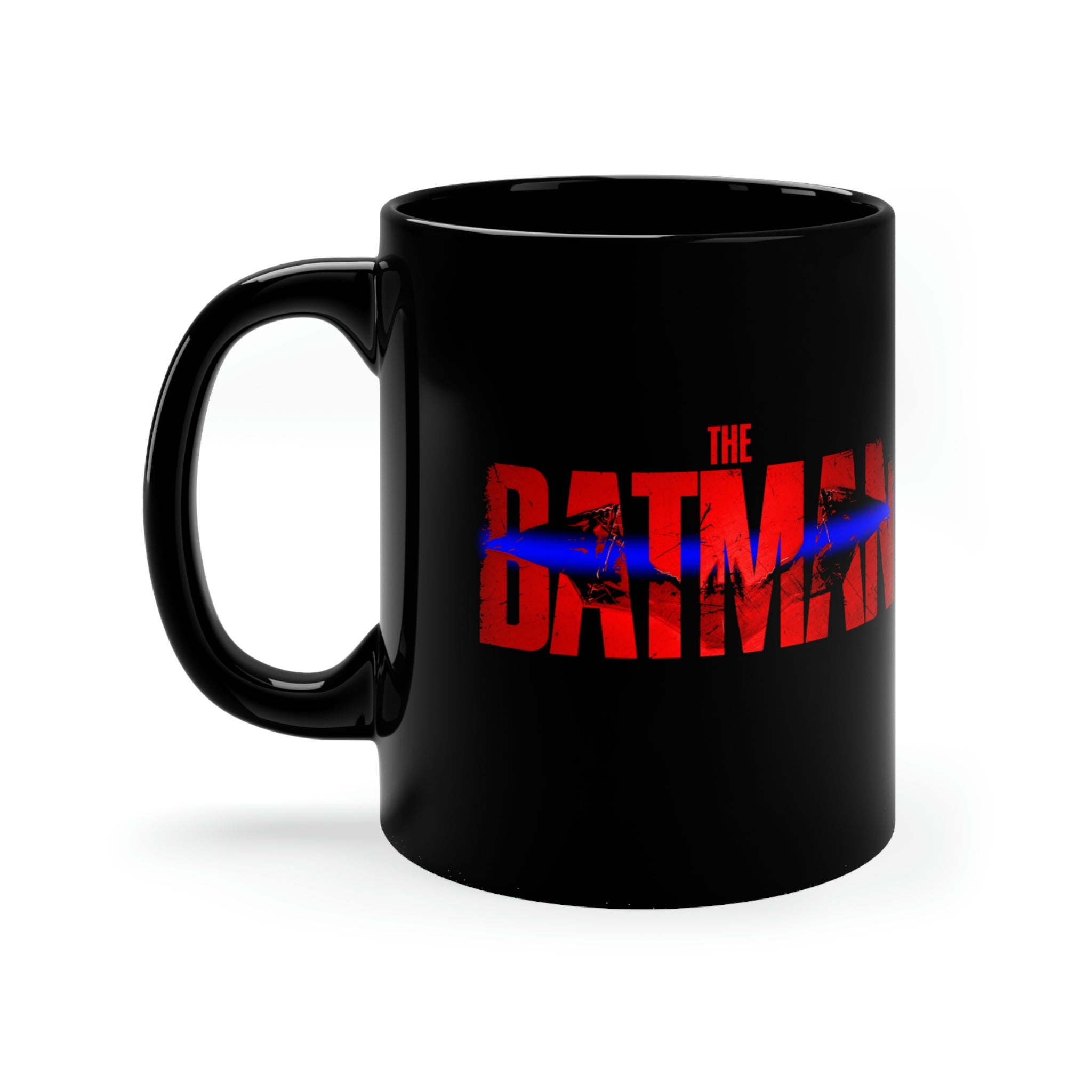 Black mug 11oz - THE Batman Blue Line