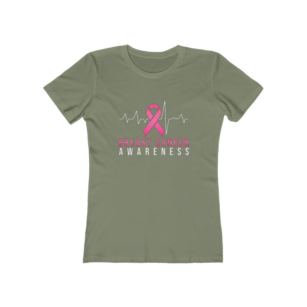 Women's The Boyfriend Tee - Breast Cancer Awareness