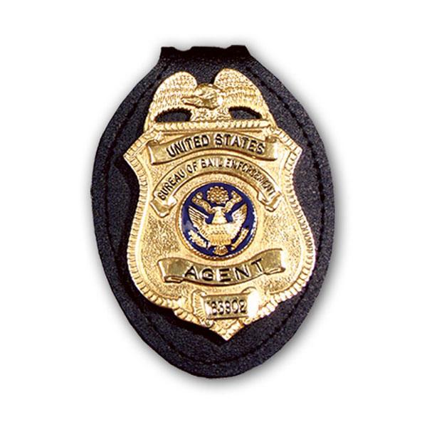 Universal Badge and ID Holder with Concealed Weapons Badge