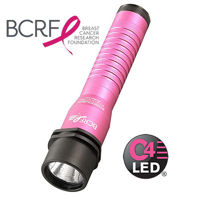Streamlight Pink Strion Flashlight with AC/DC Charger - red-diamond-uniform-police-supply