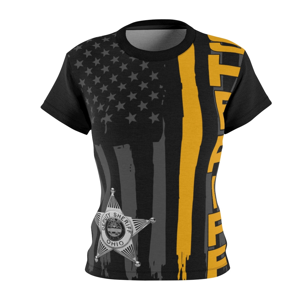 Women's AOP Cut & Sew Tee - Ohio Sheriff Vertical