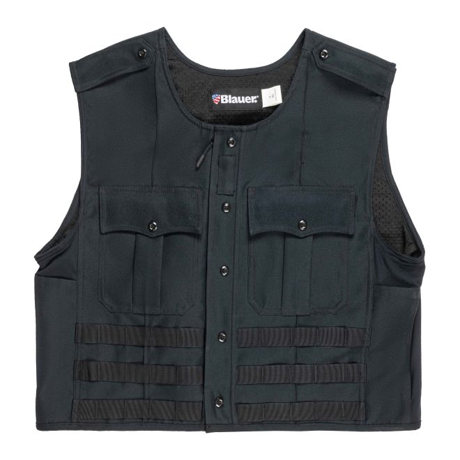 Blauer Polyster Zip Front Armorskin XP Vest Carrier