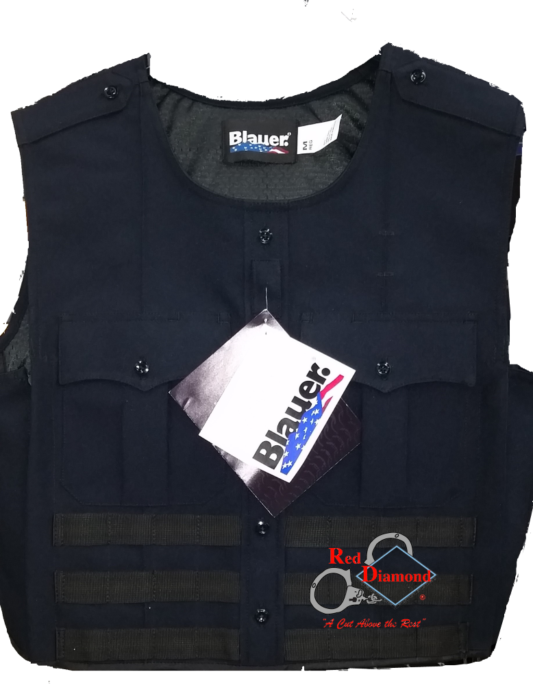 Blauer Polyester Armorskin Vest Carrier W/ Molle Webbing - red-diamond-uniform-police-supply