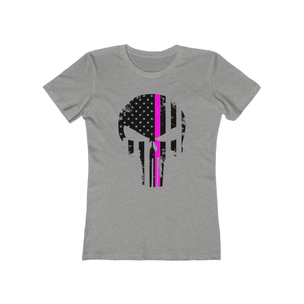 Women's The Boyfriend Tee - Pink Punisher