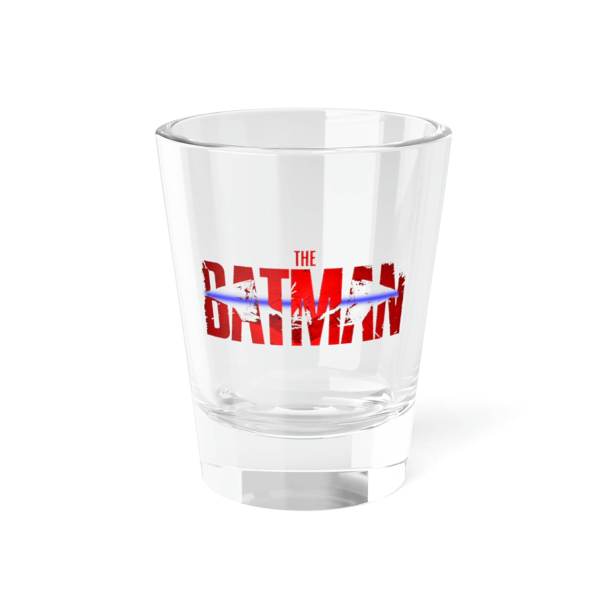 Shot Glass, 1.5oz - The Batman Blue Line