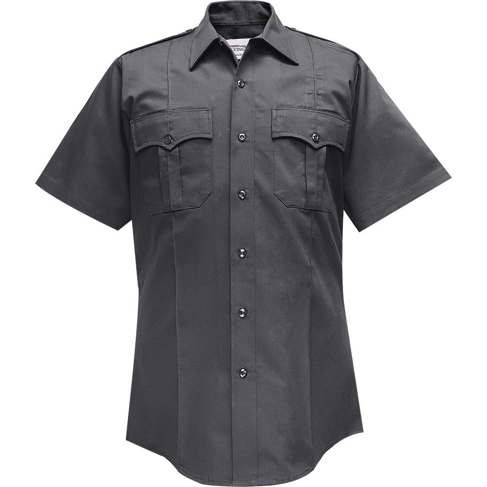 Flying Cross Command 100% Polyester S/S Shirt W/Zipper -85R78Z - red-diamond-uniform-police-supply