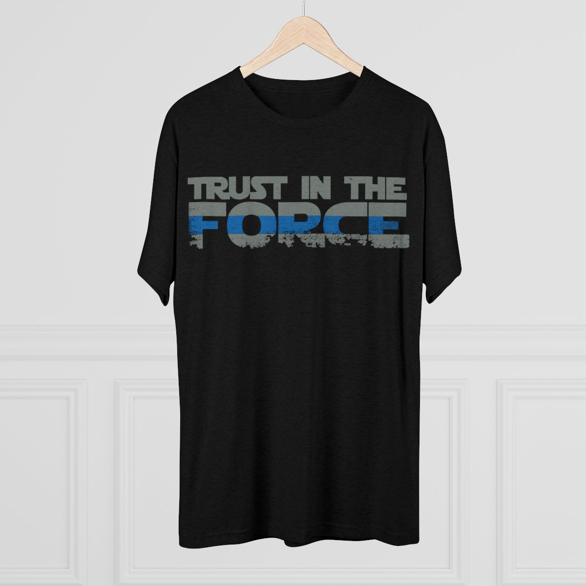 Unisex Tri-Blend Crew Tee - Trust the Force