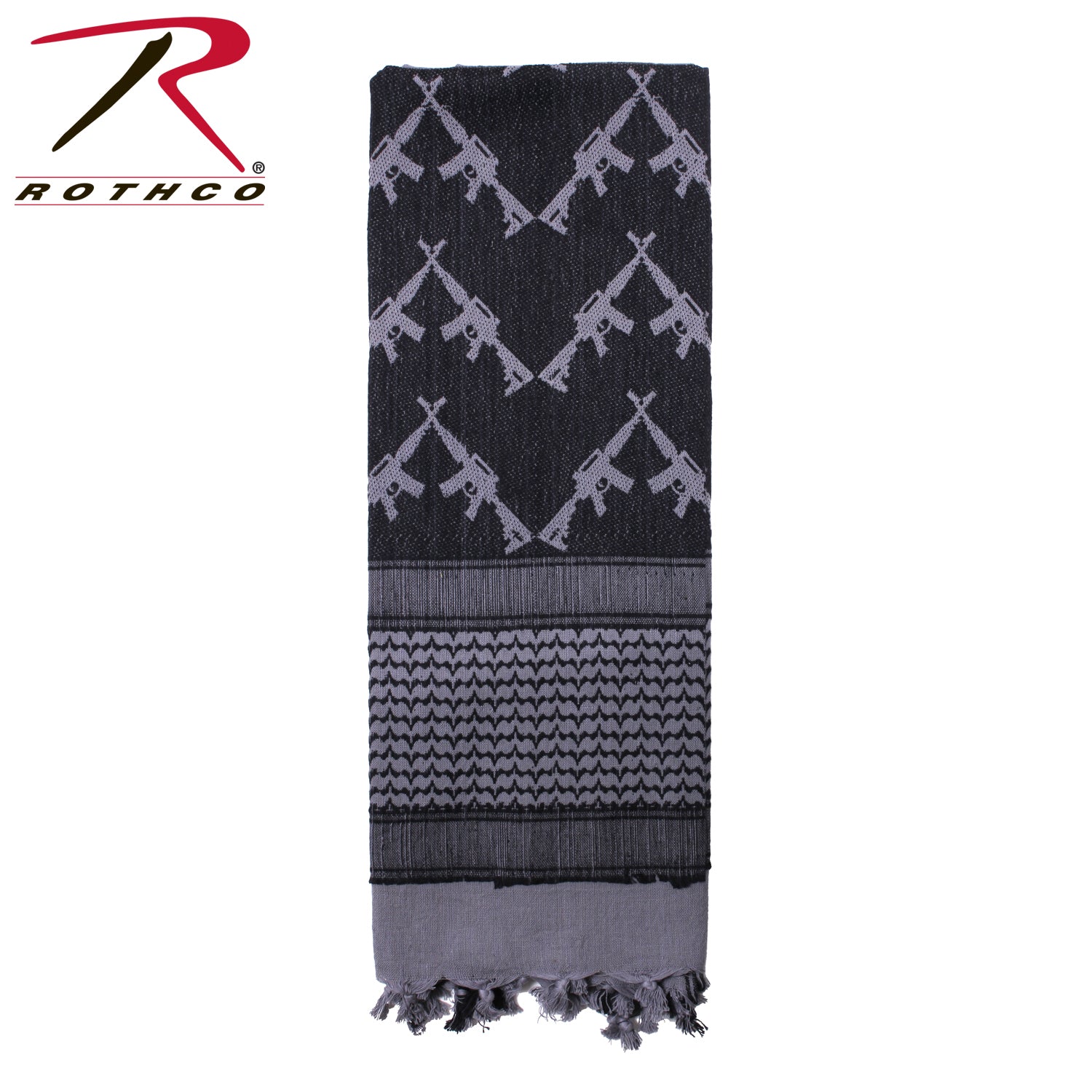 Rothco Crossed Rifles Shemagh Tactical Desert Keffiyeh Scarf