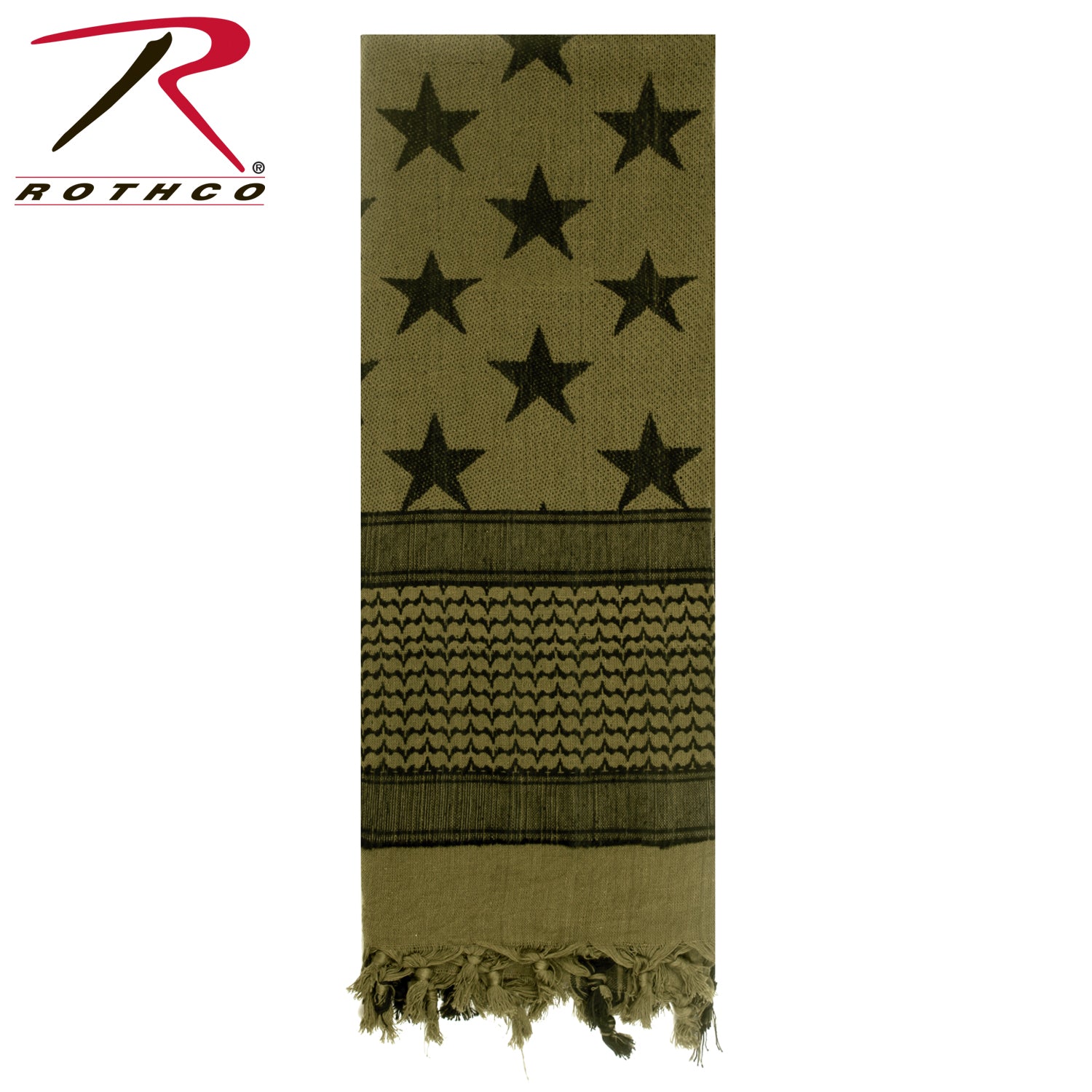 Rothco Stars and Stripes US Flag Shemagh Tactical Desert Keffiyeh Scarf