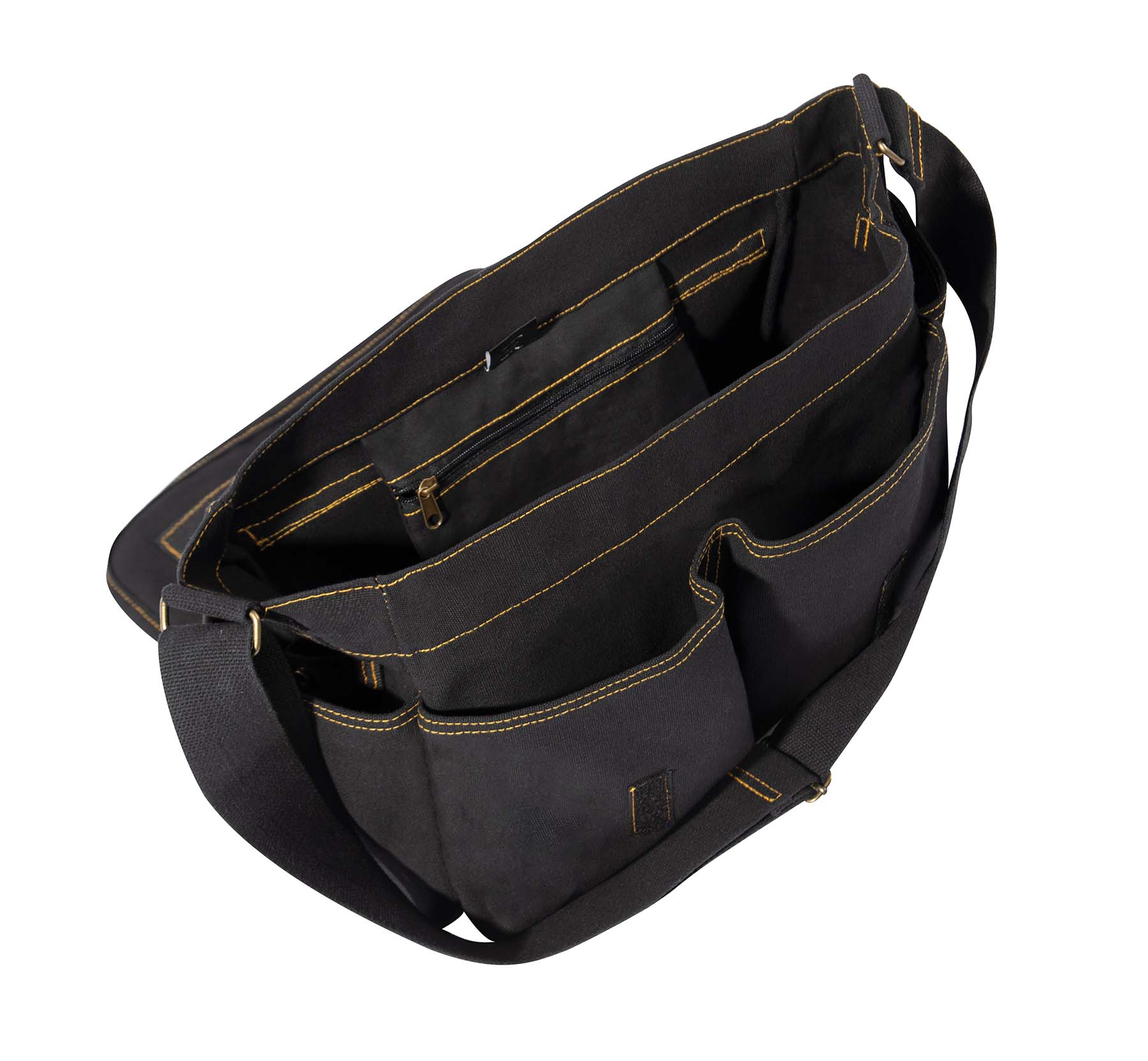 Rothco Heavyweight Canvas Classic Messenger Bag With Military Stencil