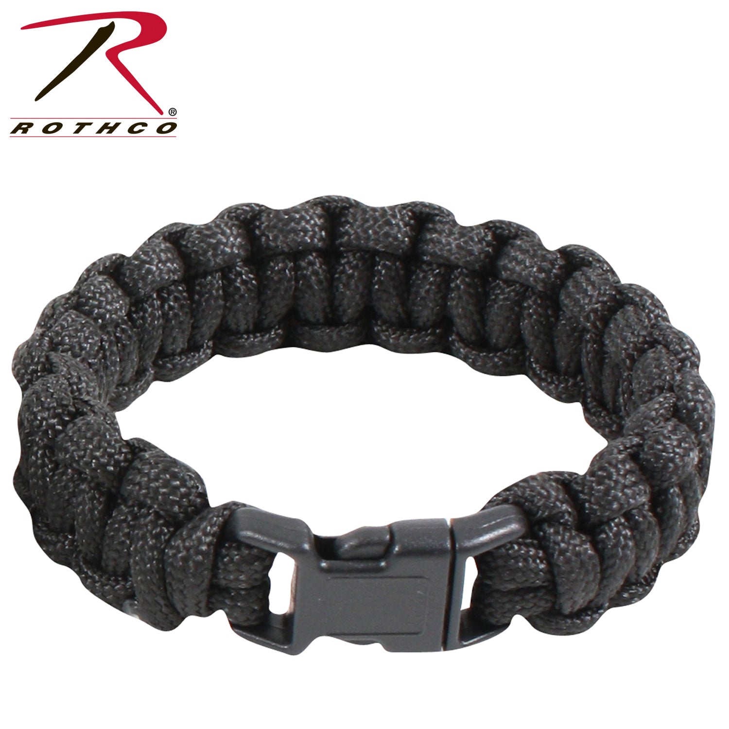 Rothco Solid Color Paracord Bracelet - red-diamond-uniform-police-supply