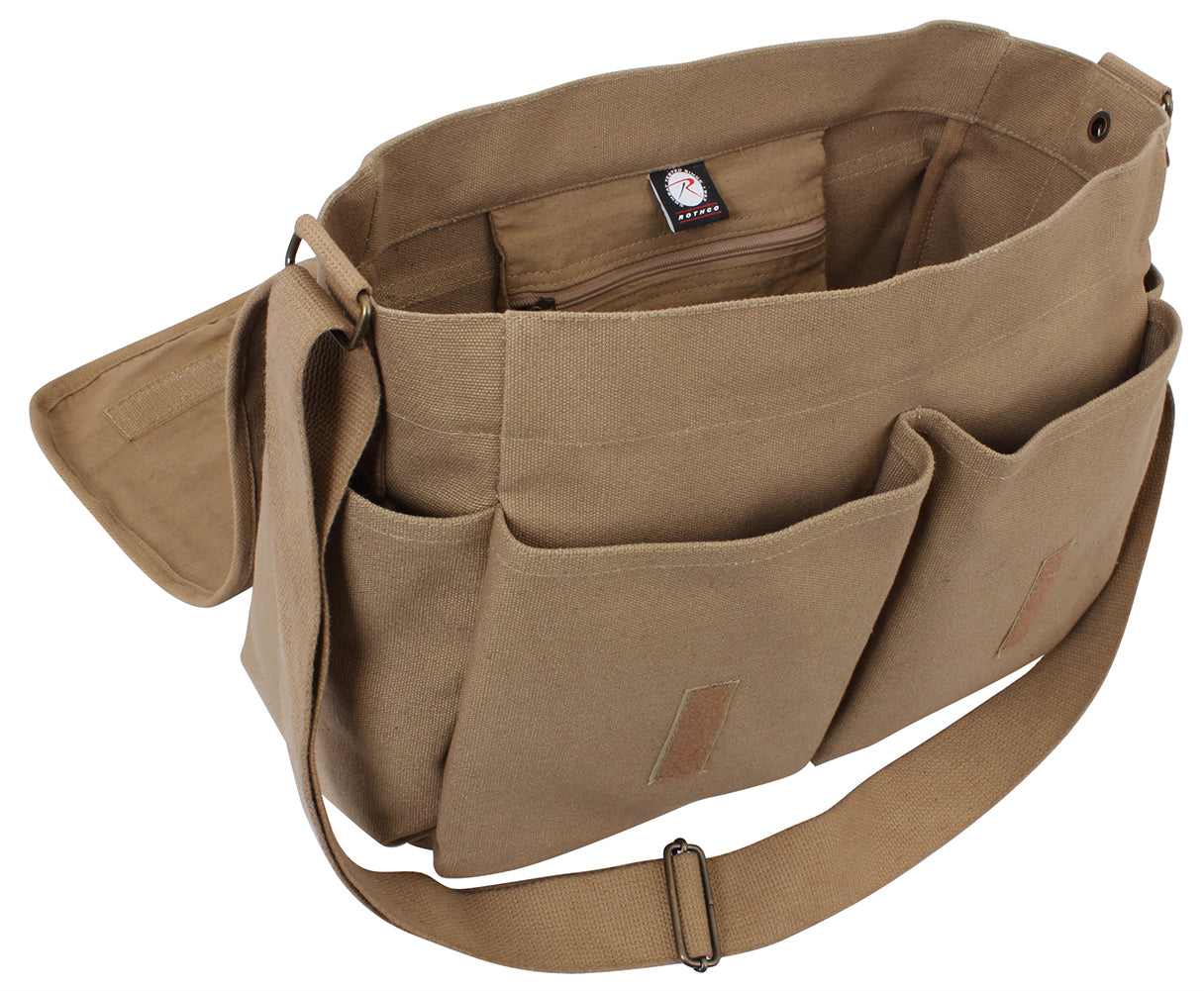 Rothco Vintage Unwashed Canvas Messenger Bag