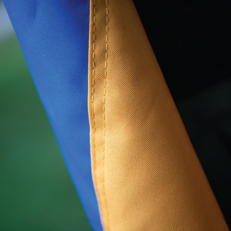 Durasleek Thin Gold and Thin Blue Dual Line American Flag, Sewn & Embroidered, 3 x 5 Ft