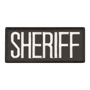 2" X 4" Sheriff Dept Patch
