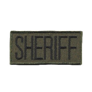 2" X 4" Sheriff Dept Patch