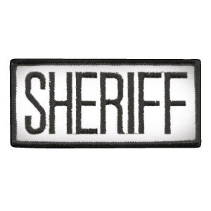 2" X 4" Sheriff Dept Patch