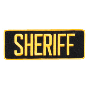 4" X 11" Sheriff Dept Patch