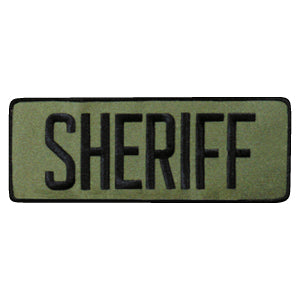 4" X 11" Sheriff Dept Patch