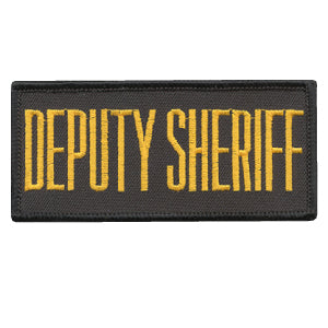 2" X 4" Deputy Sheriff Dept Patch