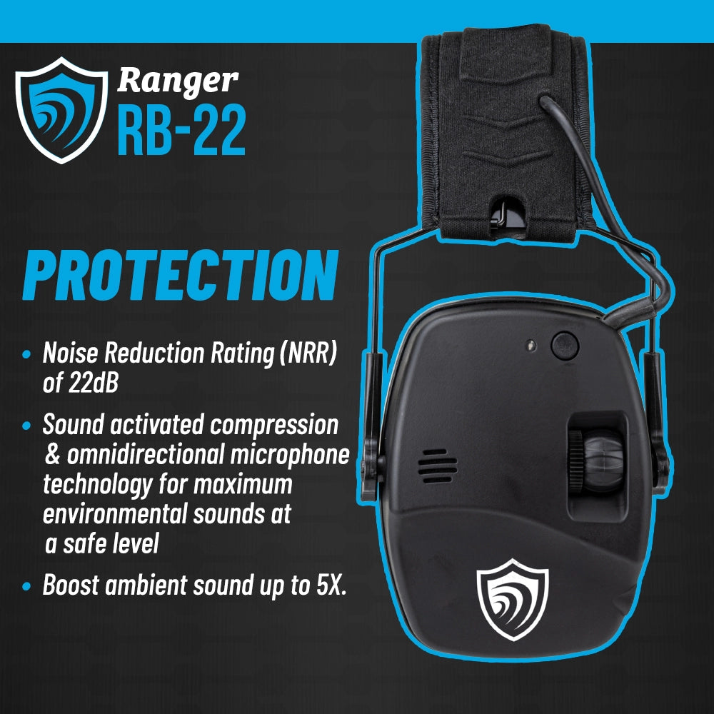 Otis Technology Earshield Ranger Electronic Pro Earmuff - Bluetooth