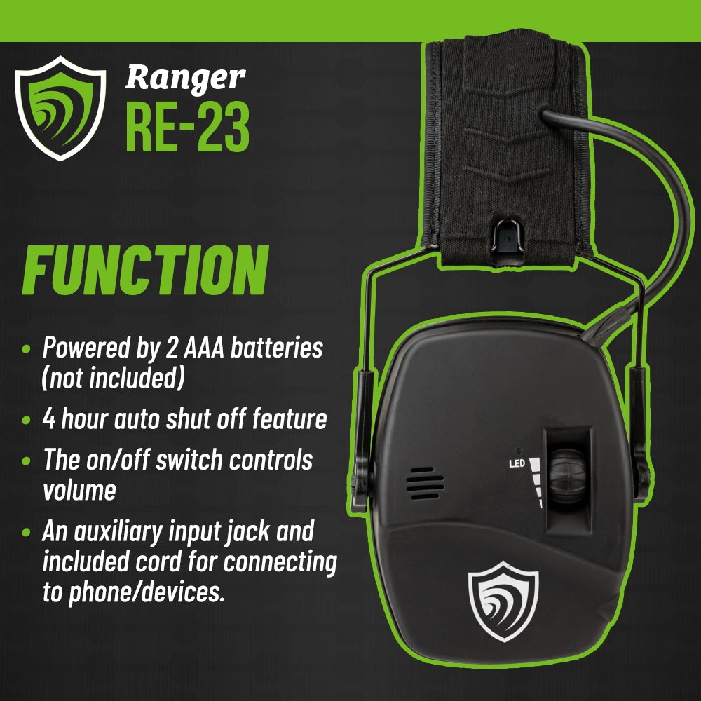 Otis Technology Earshield Ranger Electronic Pro Earmuff