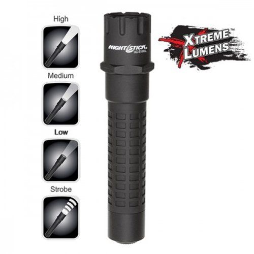 NIGHTSTICK Xtreme Lumens Polymer Multi-Function Rechargeable Tactical Flashlight with AC/DC Power Supply