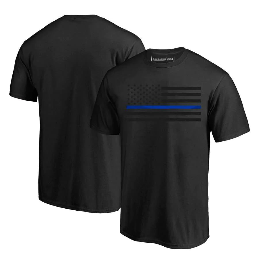 Men's T-Shirt - Thin Blue Line Subdued Classic Shirt