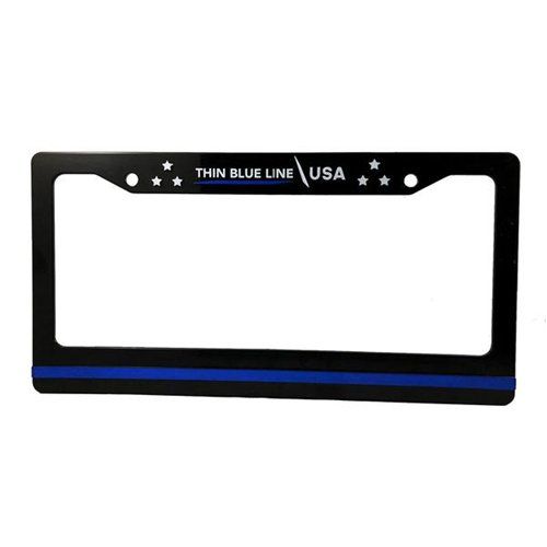 Thin Blue Line License Plate Frame