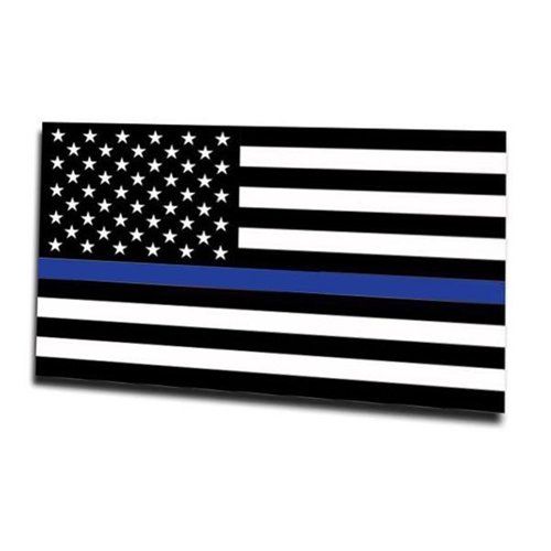 Magnet - Thin Blue Line American Flag 3x5