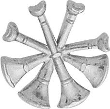 Smith & Warren Fire Bugles Pin Back (Pair)