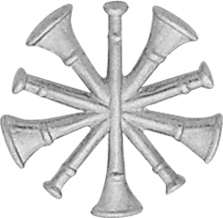 Smith & Warren Fire Bugles Pin Back (Pair)