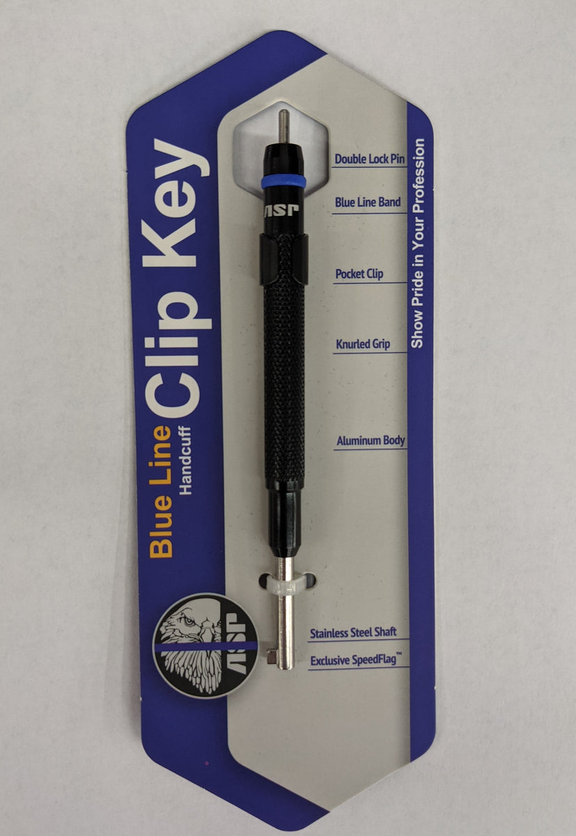 Shop ASP Blue Line G1 Extended Handcuff Key for police