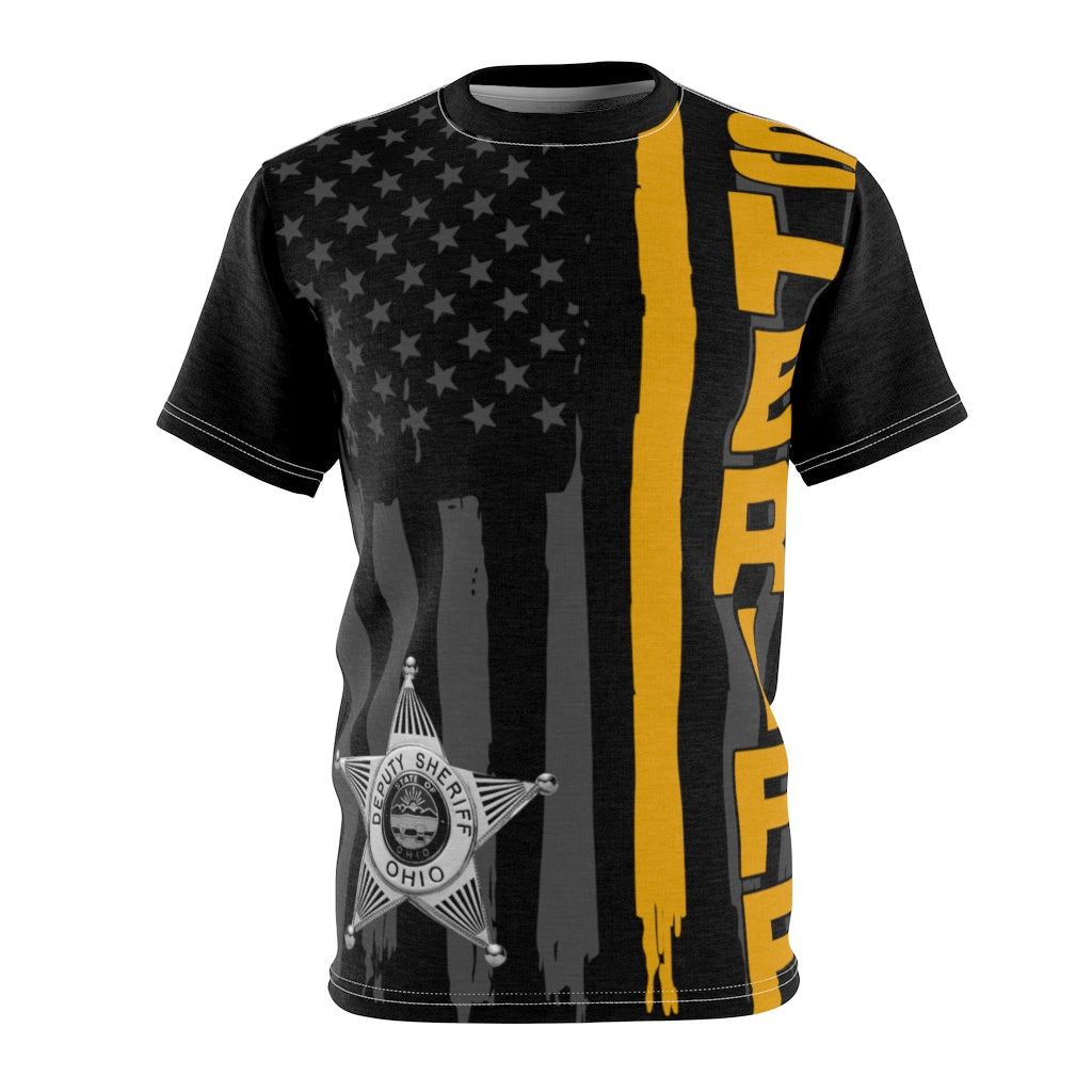 Unisex AOP Cut & Sew Tee - Ohio Sheriff Vertical