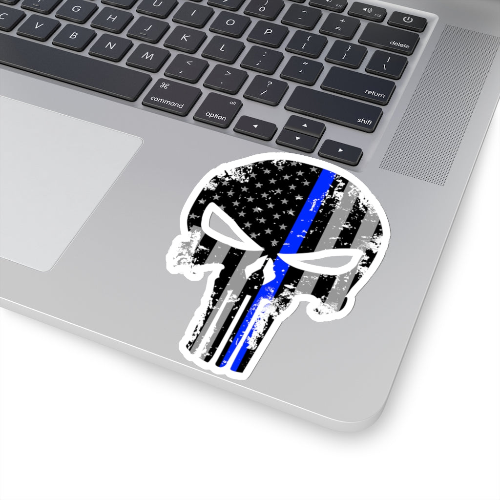 Kiss-Cut Stickers - Blue Line Punisher