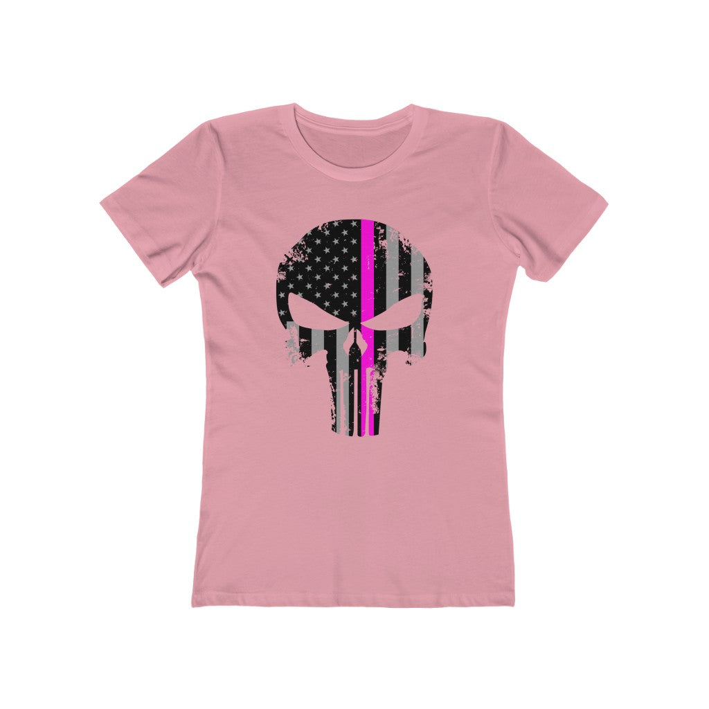 Women's The Boyfriend Tee - Pink Punisher