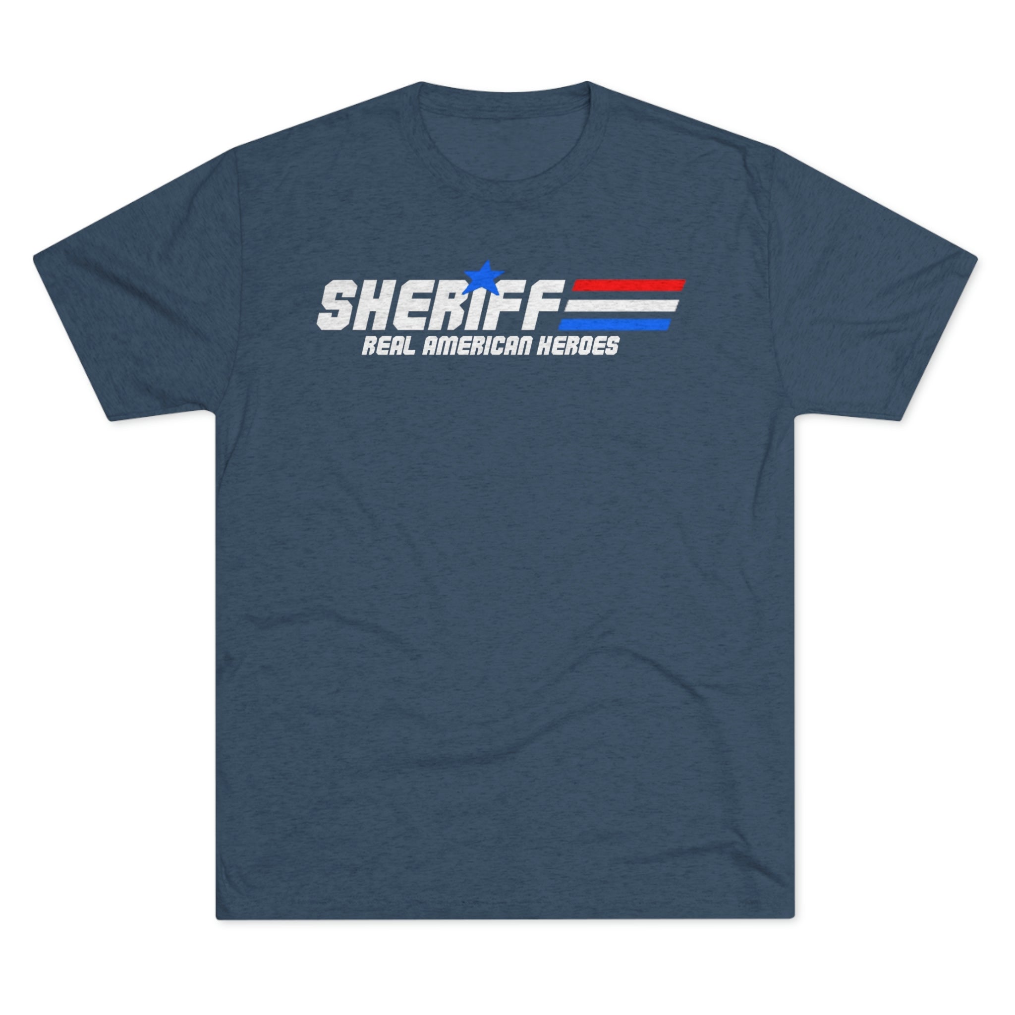 Unisex Tri-Blend Crew Tee - Sheriff "Real American Heroes"