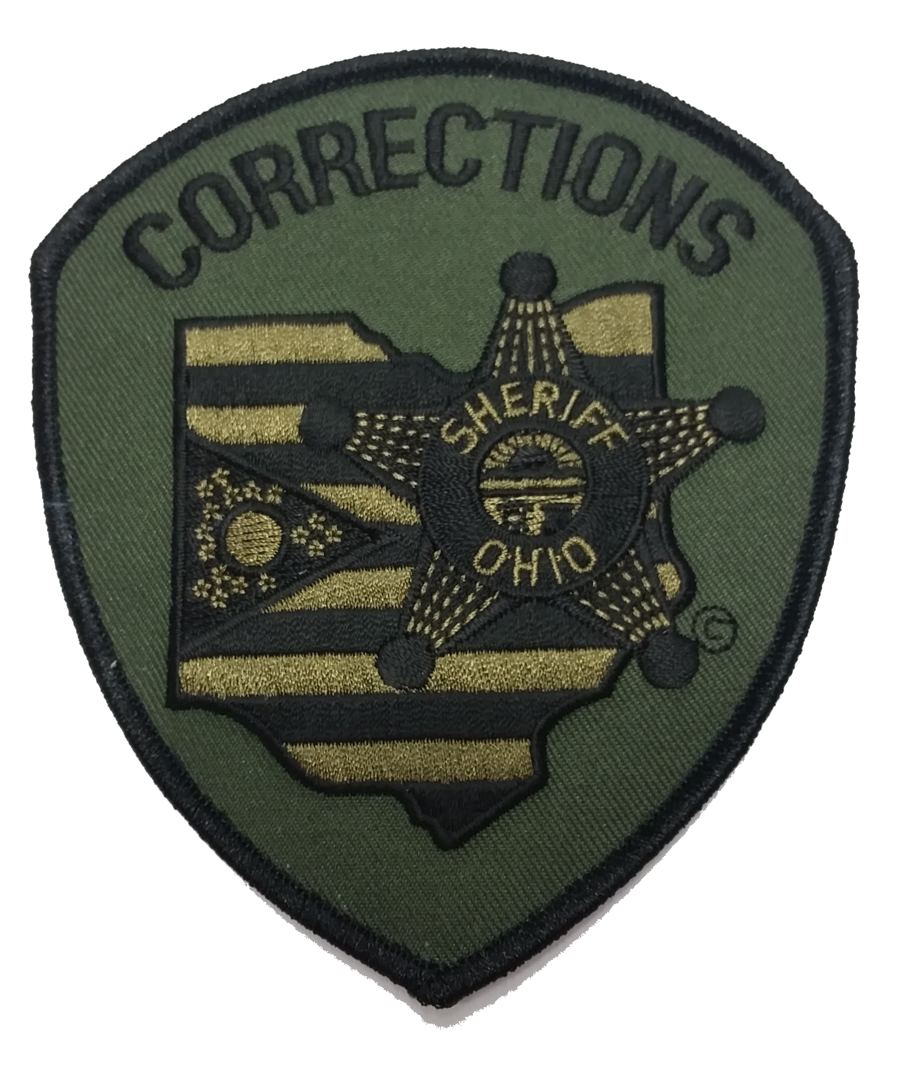 Premier Emblem Ohio Sheriff Patches - red-diamond-uniform-police-supply