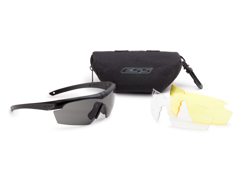 ESS Crosshair 3LS Ballistic Safety Glasses Kit