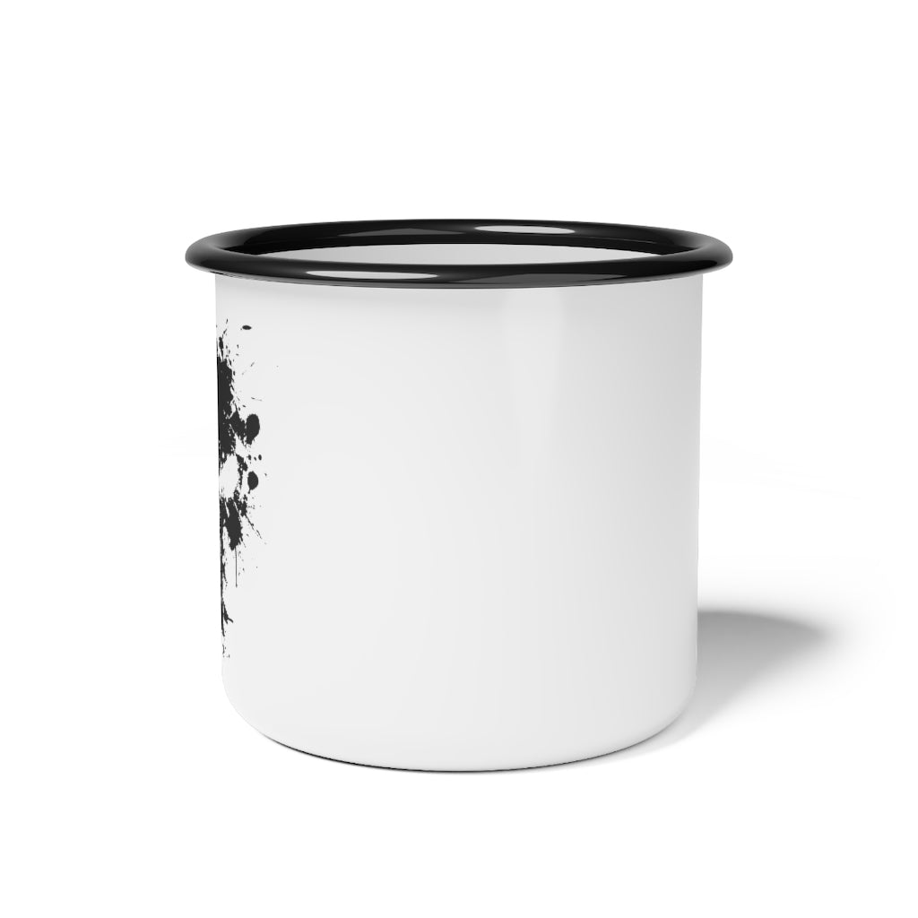 Enamel Camp Cup 12oz - Punisher Splatter