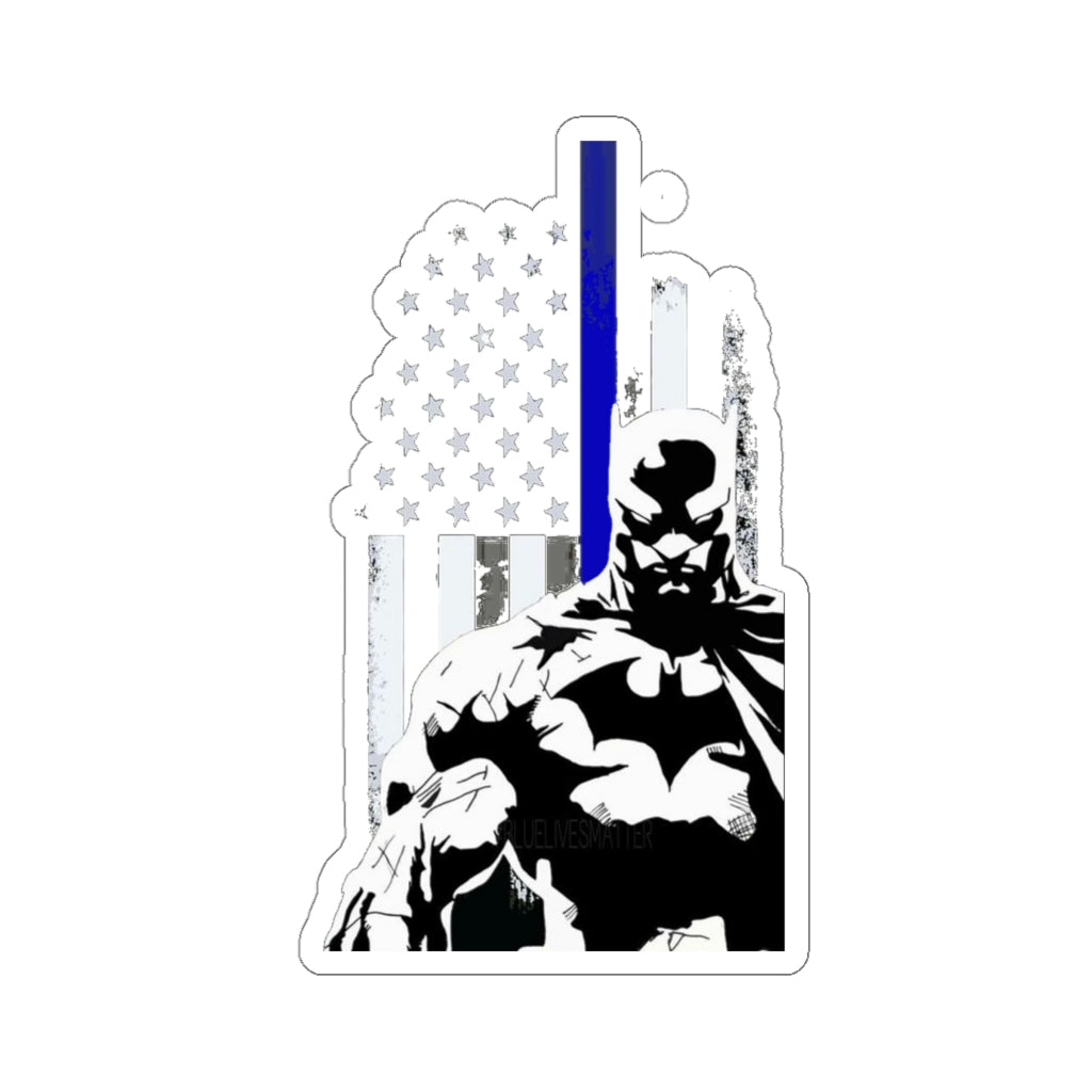 Kiss-Cut Stickers - Batman Blue Line