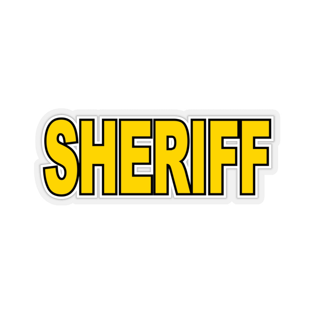 Kiss-Cut Stickers - "Sheriff"