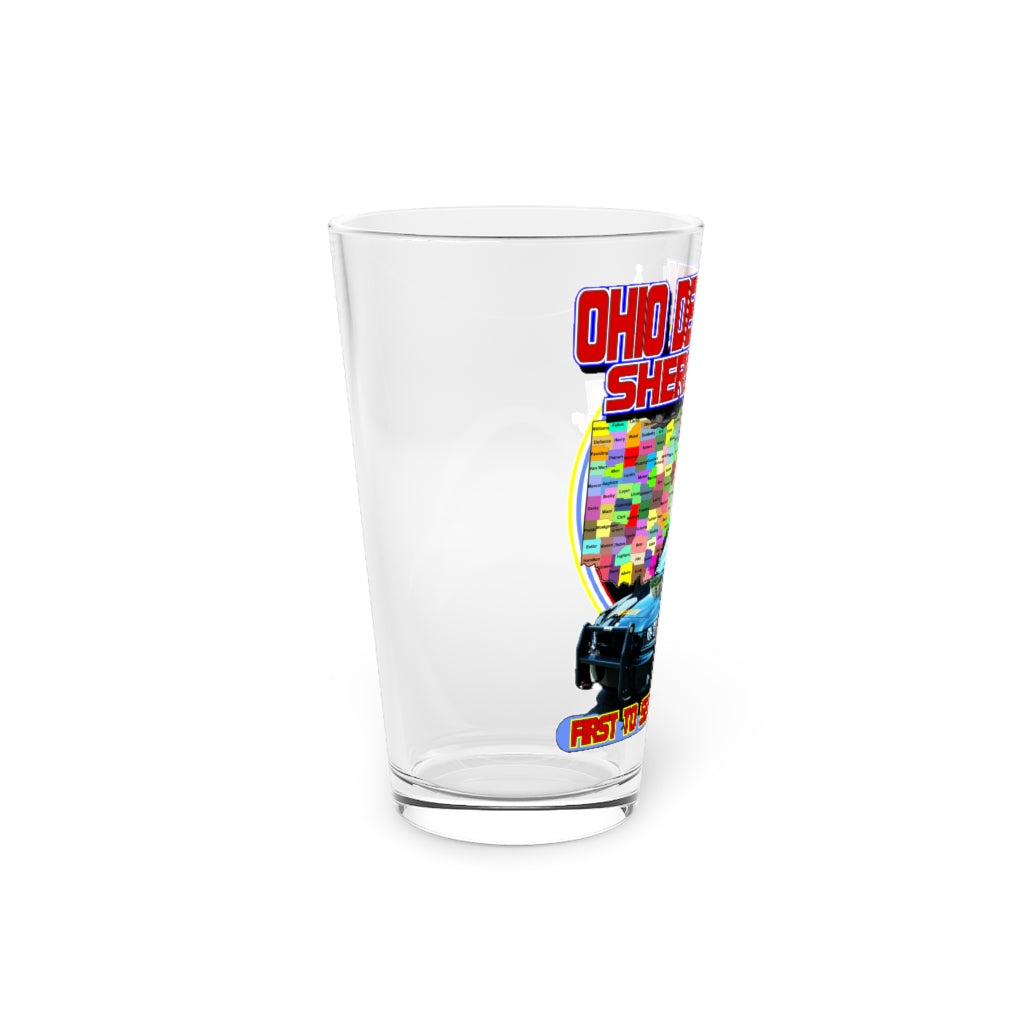 Pint Glass, 16oz - Ohio Sheriff "ROOM AT THE INN"