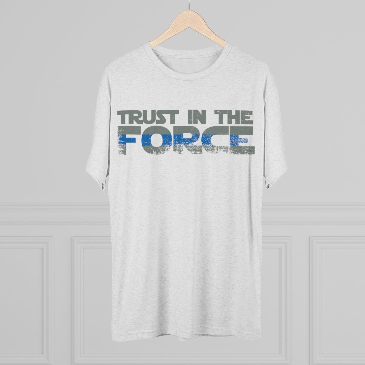 Unisex Tri-Blend Crew Tee - Trust the Force