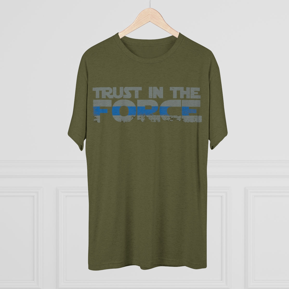 Unisex Tri-Blend Crew Tee - Trust the Force