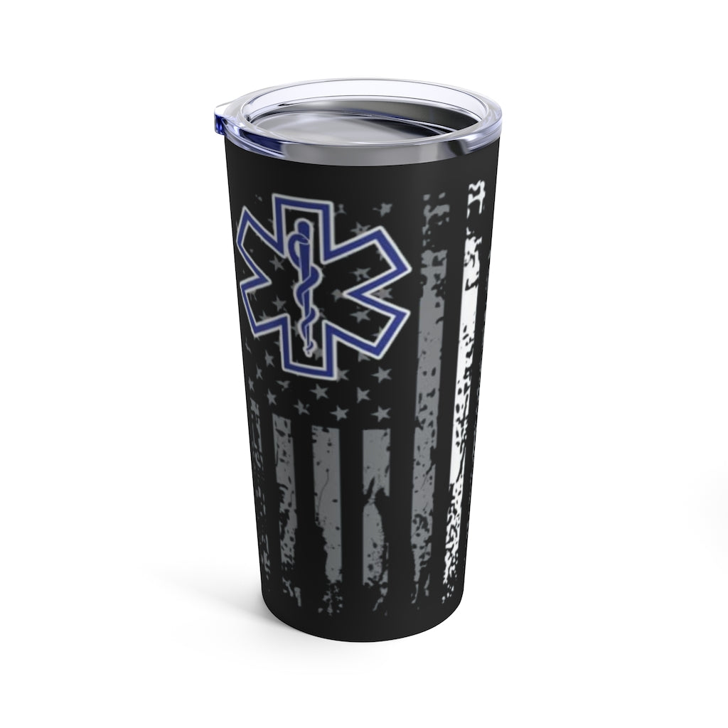 Tumbler 20oz - THIN WHITE LINE EMS/EMT FLAG