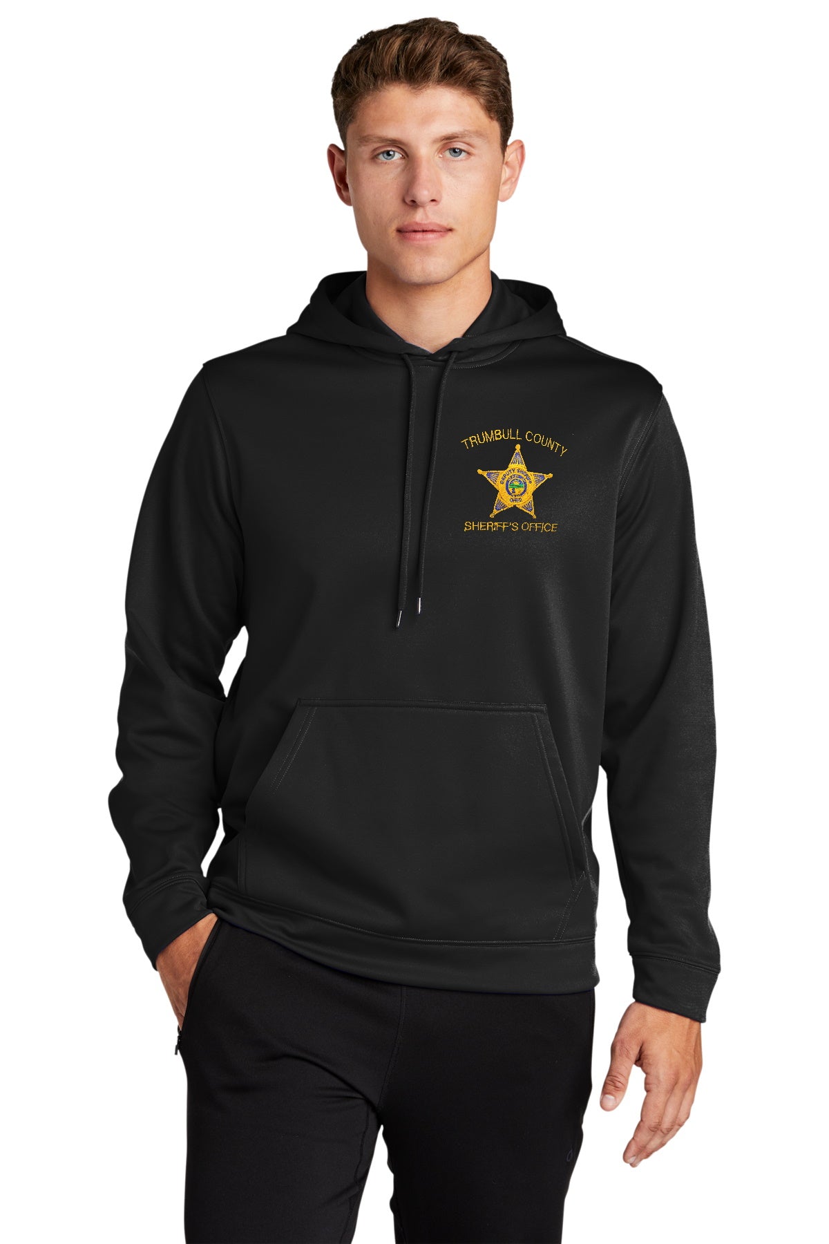 Sport-Tek Fleece Hooded Pullover - Custom Ohio Sheriff Embroidery