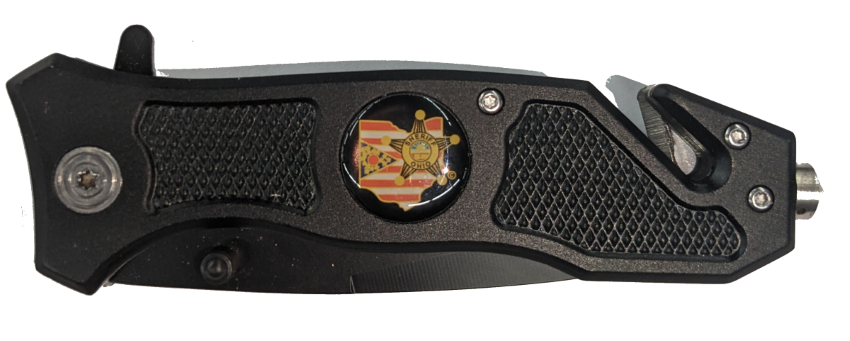 Ohio Sheriff Seal Rescue Tool, Seatbelt Cutter / Window Breaker