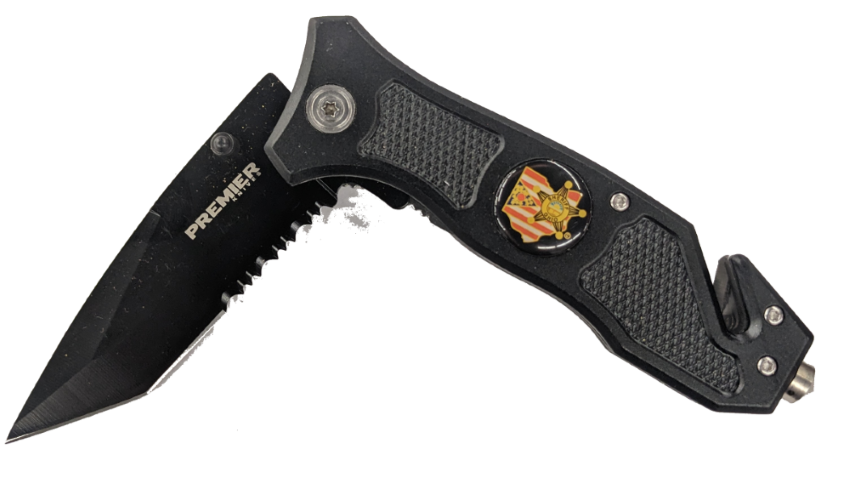 Ohio Sheriff Seal Rescue Tool, Seatbelt Cutter / Window Breaker